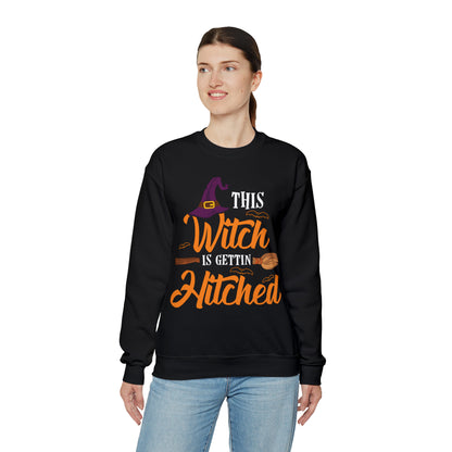 This Witch Is Getting Hitched Wedding Halloween Sweatshirt