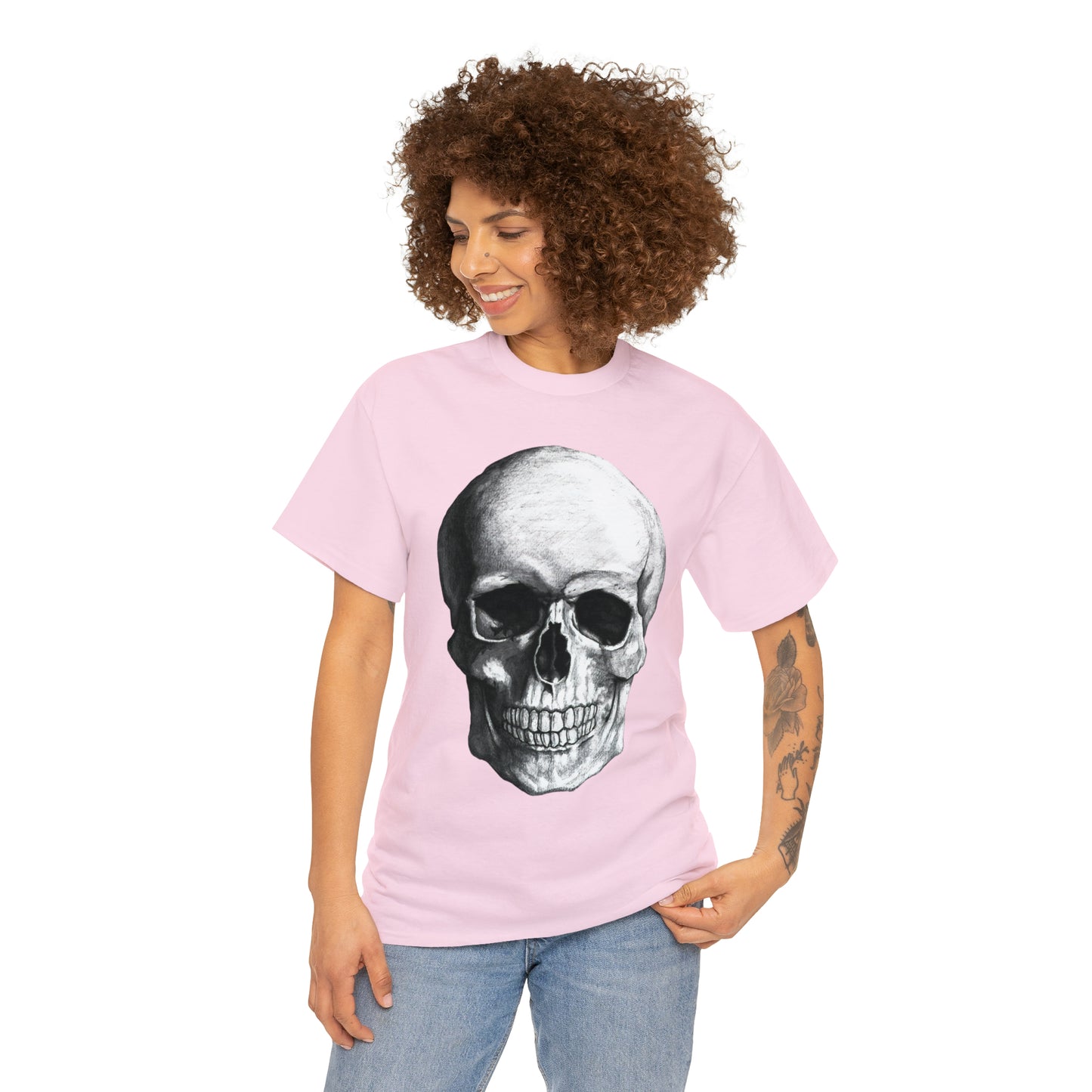 Large Skull Halloween Short Sleeve Tee