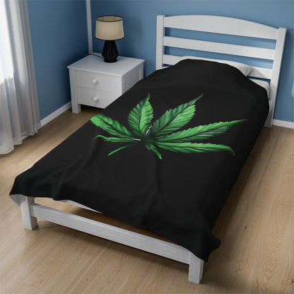 Marijuana Leaf Blanket