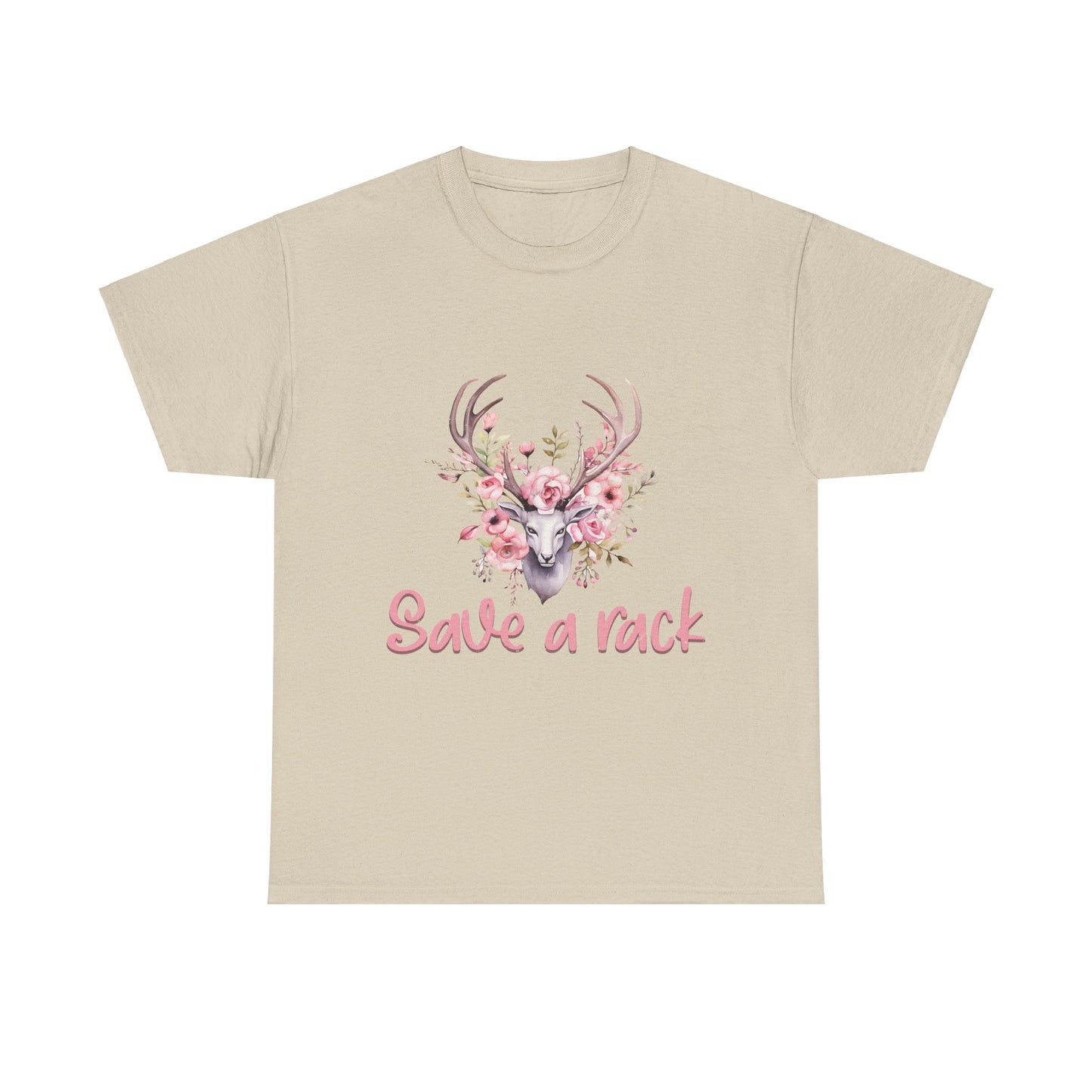 Save a Rack Deer Breast Cancer Short Sleeve Tee