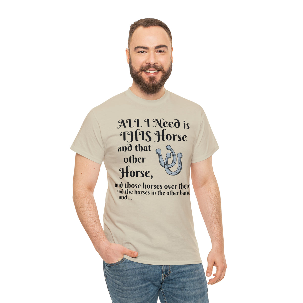 All the horses shirt Unisex Heavy Cotton Tee