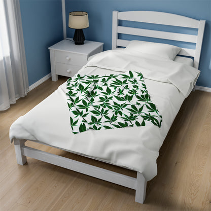 Marijuana Leaf Blanket