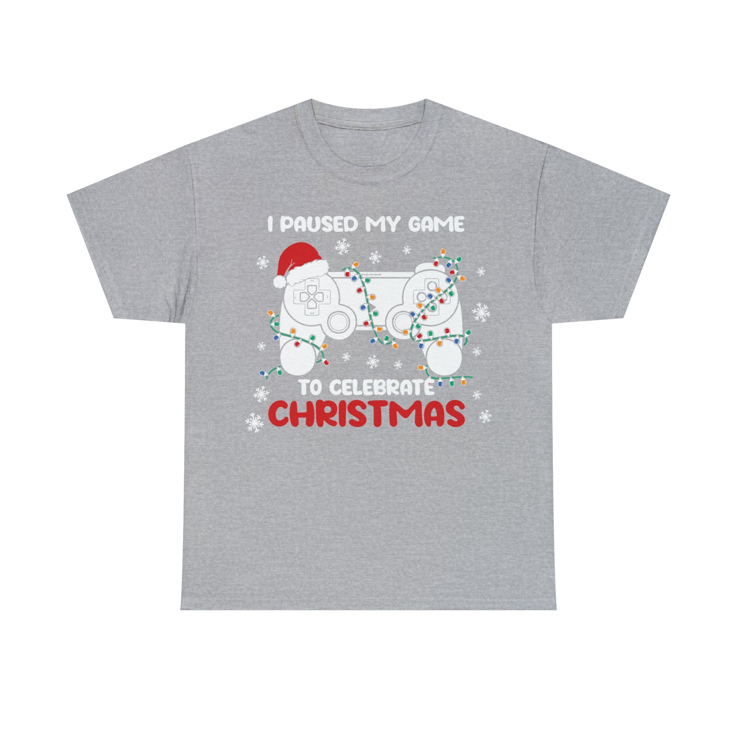 I Paused My Game To Celebrate Christmas Short Sleeve Tee