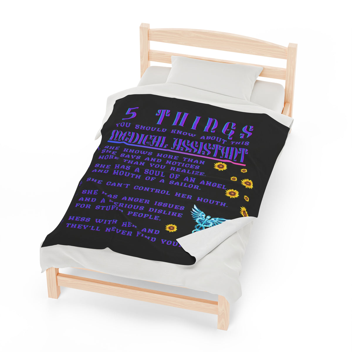 5 Things You Should Know Medical Assistant Design 2 Plush Blanket