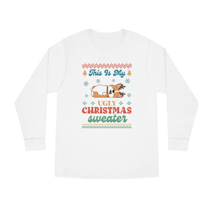 Corgi This is My Ugly Christmas Sweater Long Sleeve Tee