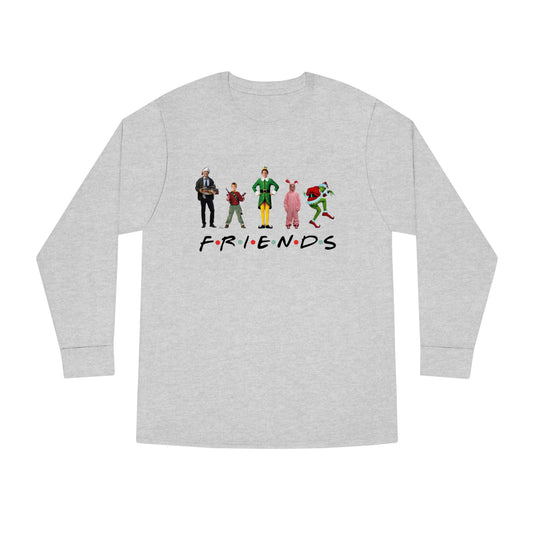 Friends Characters Christmas Long Sleeve T-shirt