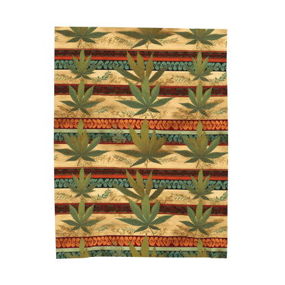 Rustic Marijuana Blanket