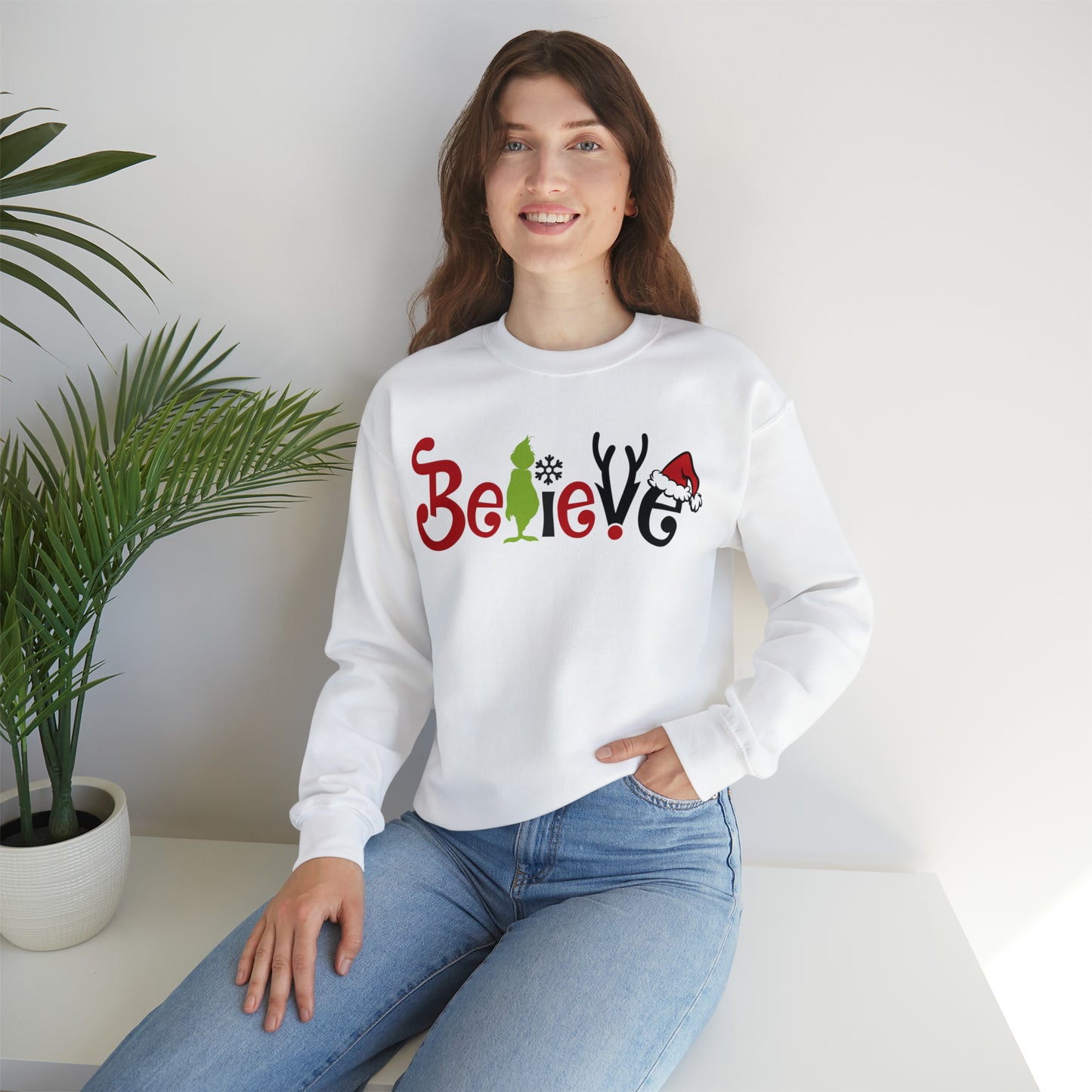 Believe Grinch Christmas Sweatshirt