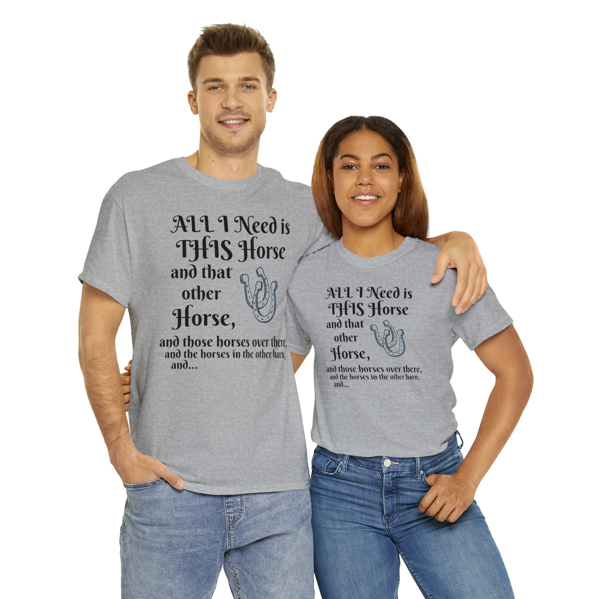 All the horses shirt Unisex Heavy Cotton Tee