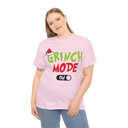 Grinch Mode On Christmas Short Sleeve Tee