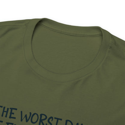 The Worst Day of Fishing Beats the Best Day of Anger Management Classes Short Sleeve Tee