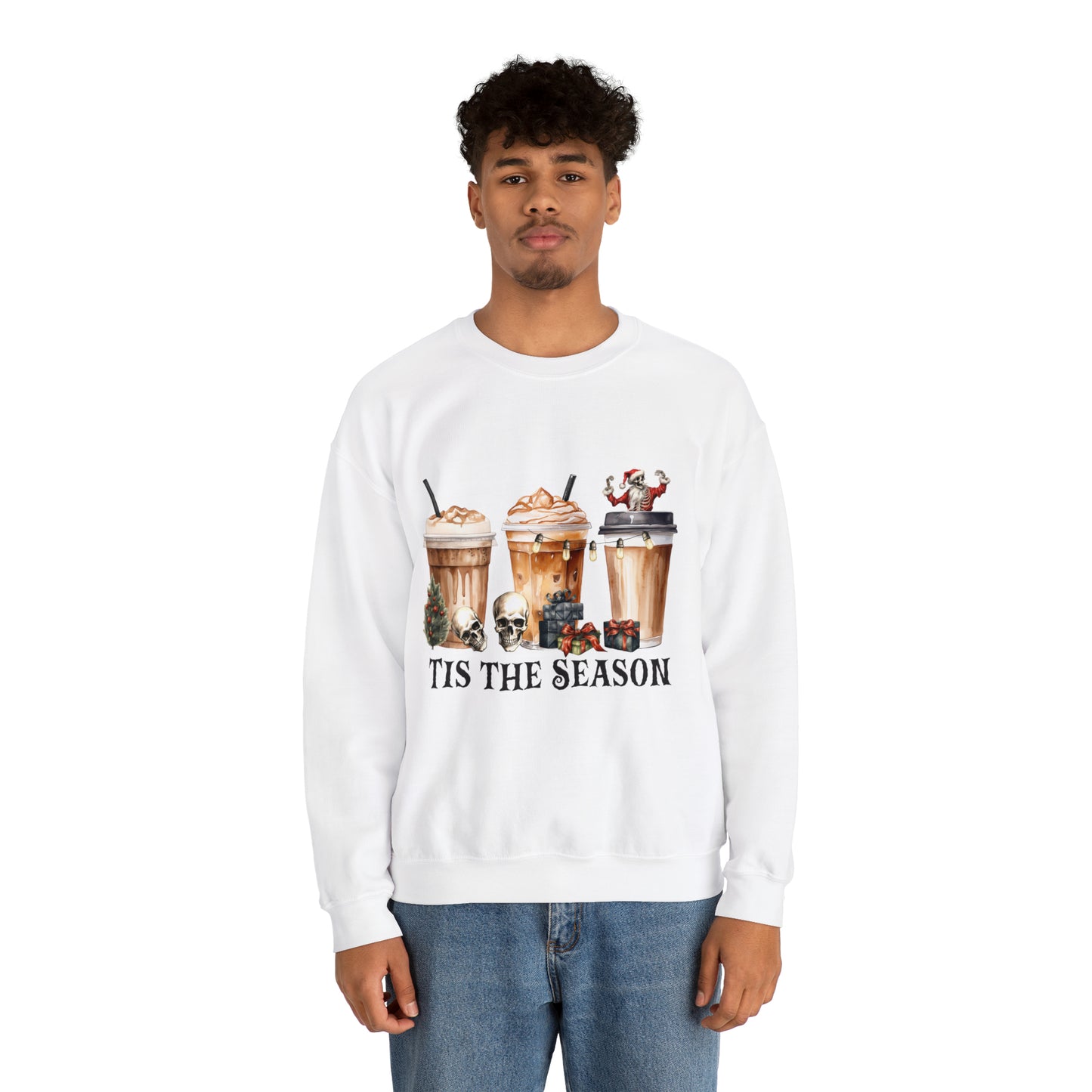 Skeleton Latte Christmas Sweatshirt