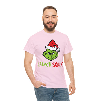 Grinch Squad Christmas Short Sleeve Tee