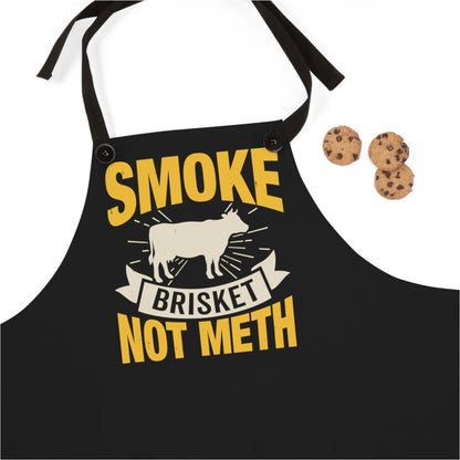 Smoke Brisket Not Meth Apron