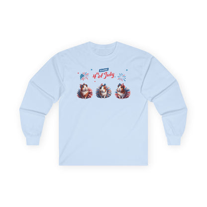 4th of July Guinea Pig in Tutus Long Sleeve T-Shirt