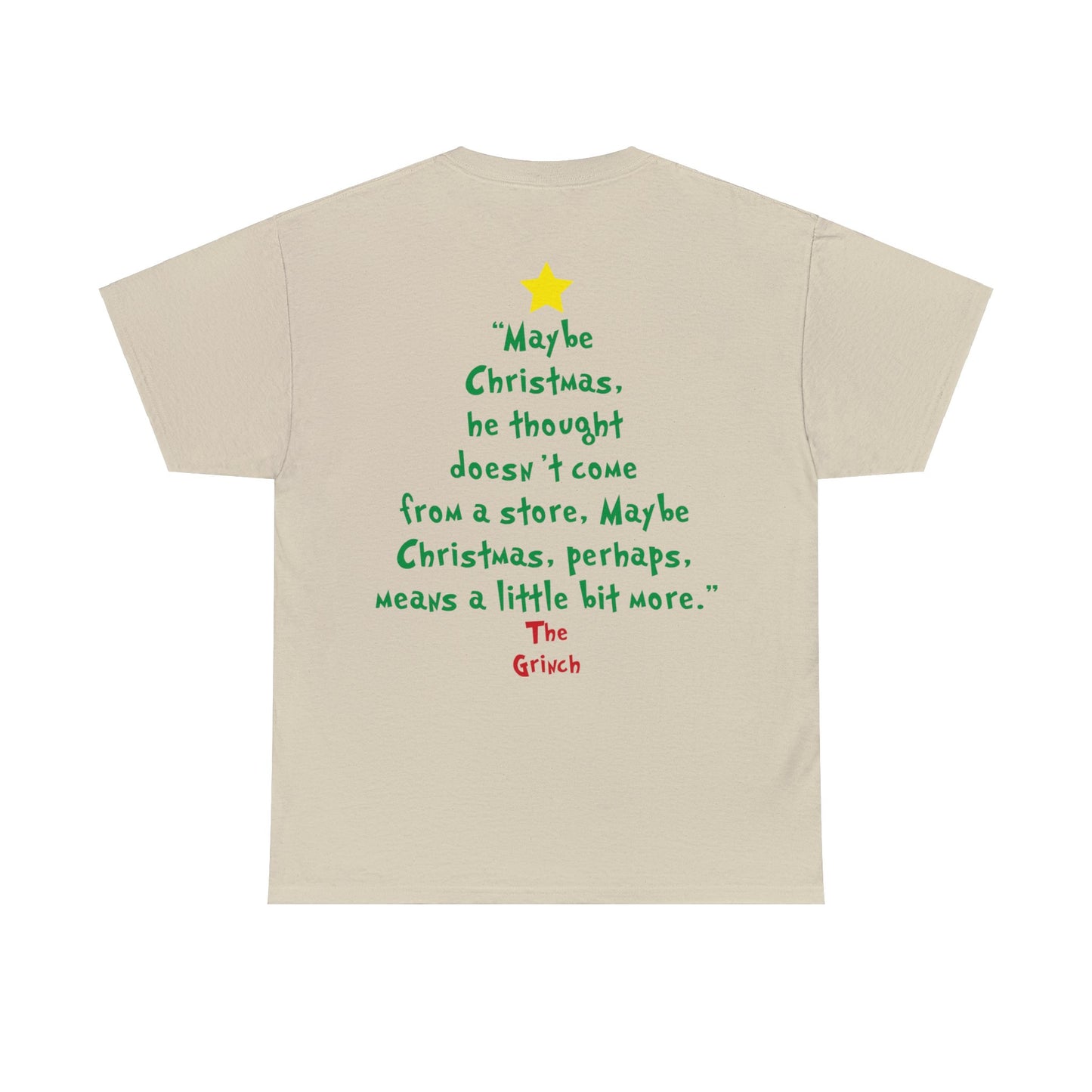 Grinch Maybe Christmas Tree Christmas Short Sleeve Tee