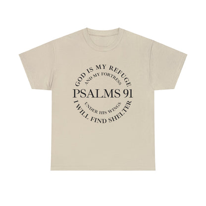 Psalms 91 Short Sleeve Tee