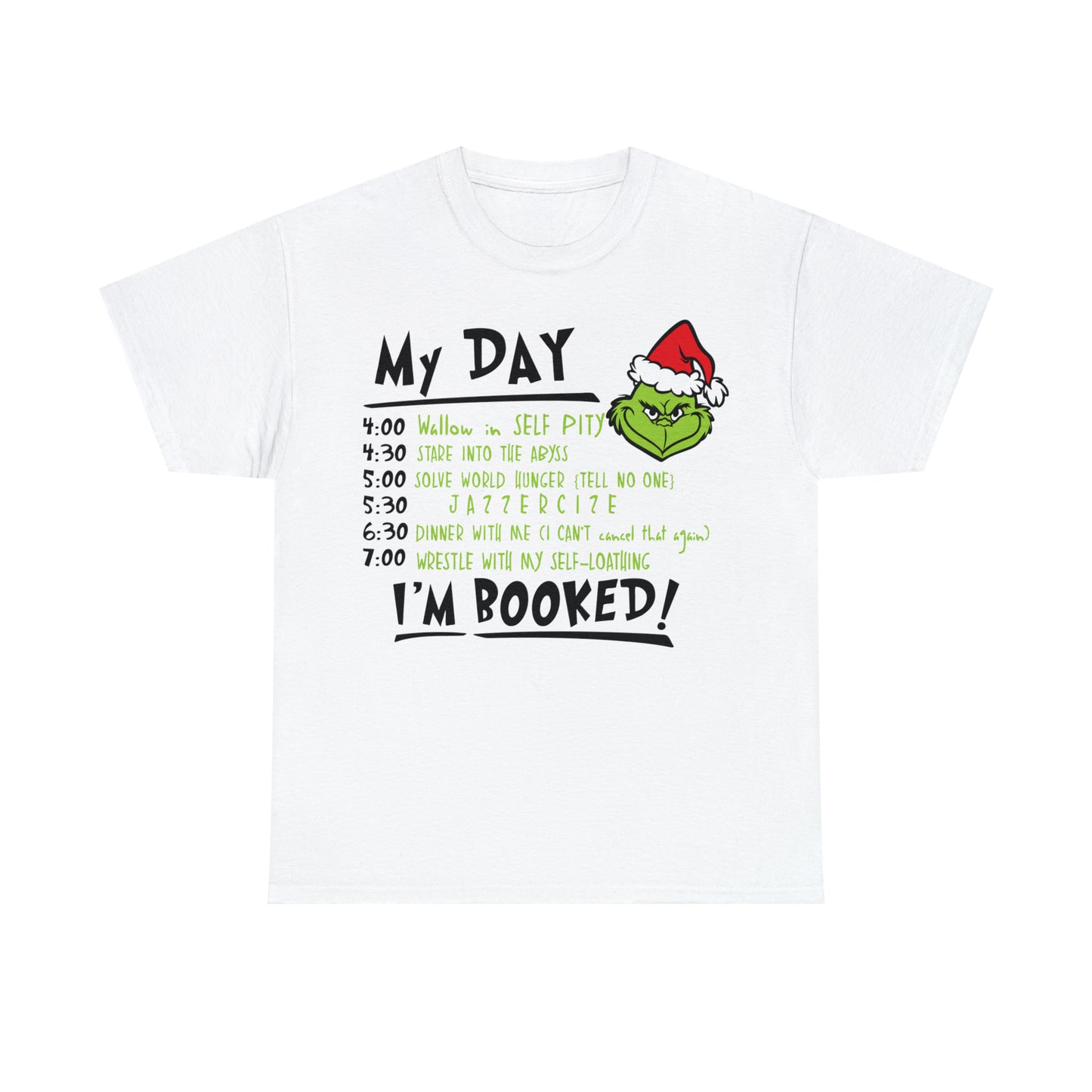 Grinch My Day Christmas Short Sleeve Tee