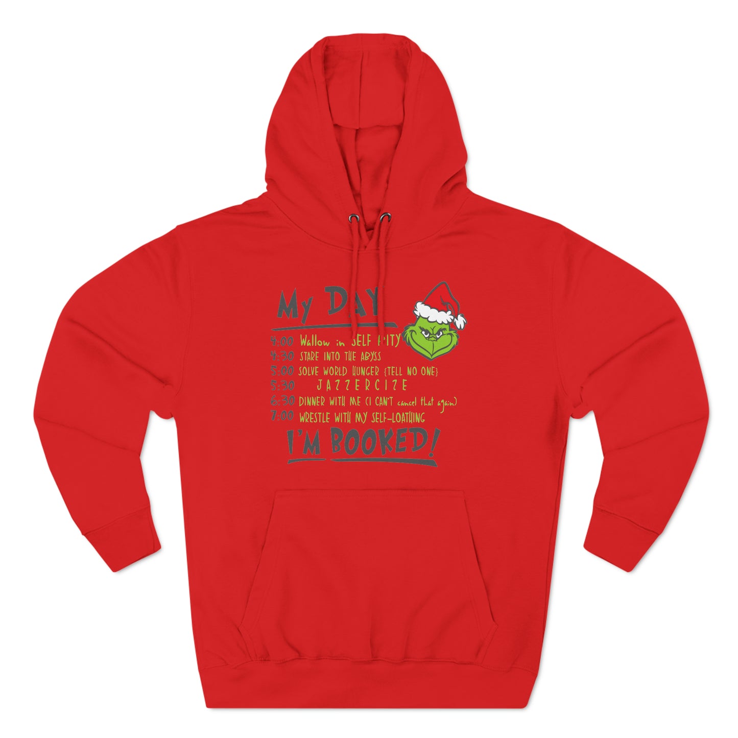 Grinch My Day Christmas Pullover Hoodie