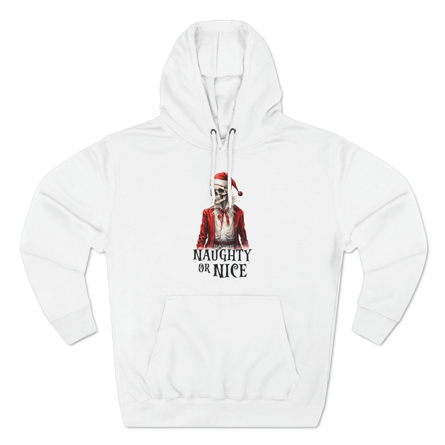 Naughty or Nice Skeleton Pullover Hoodie