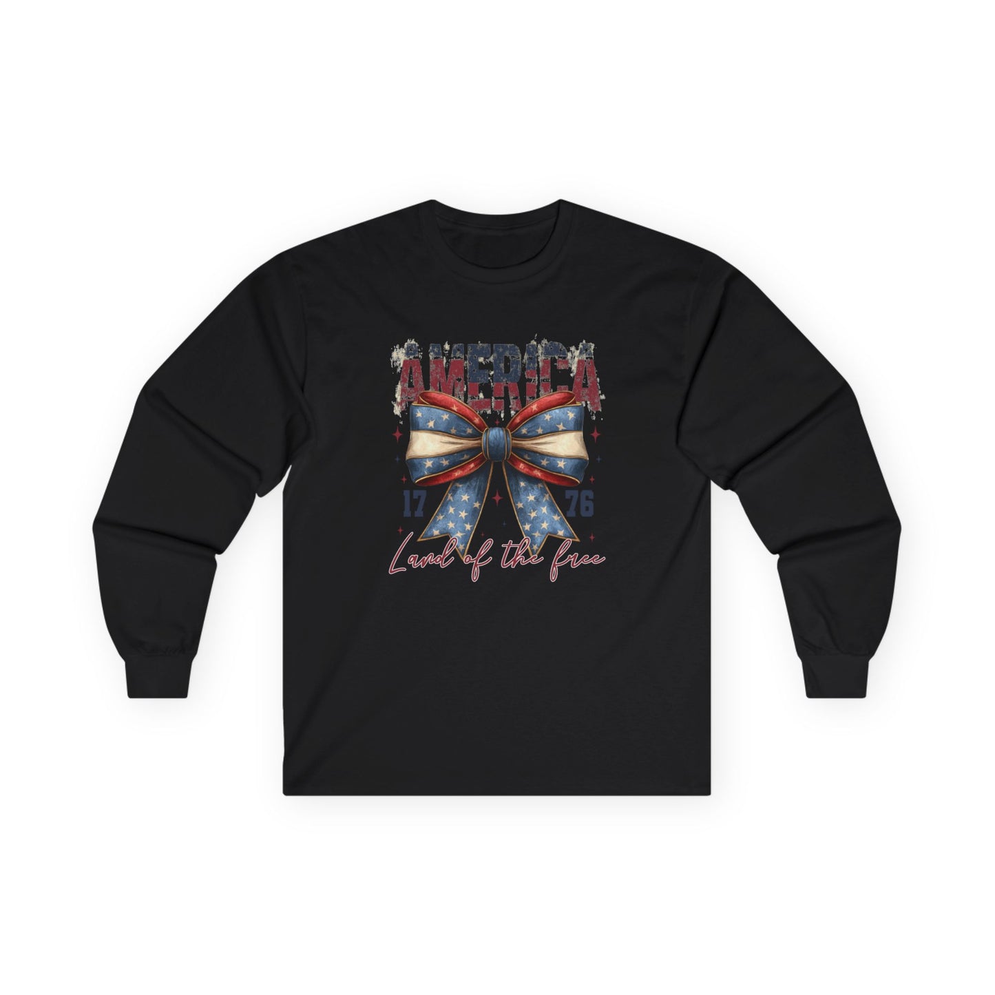 Coquette America Land of the Free Long Sleeve T-Shirt