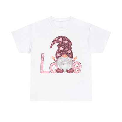 Love Gnome Valentine Short Sleeve Tee