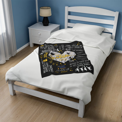 2024 Graduation Blanket Senior High School College Graduate