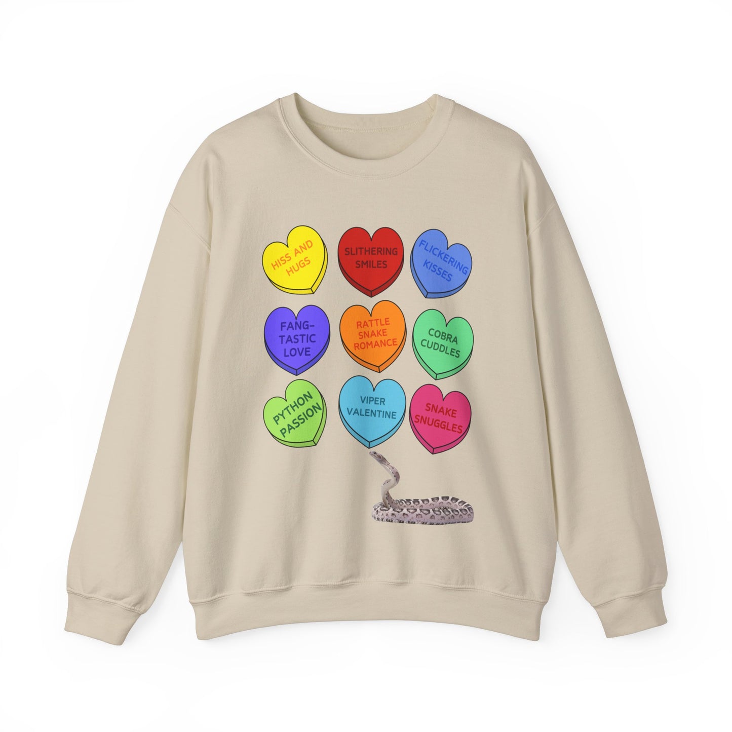 Snake Sweethearts Valentine Sweatshirt