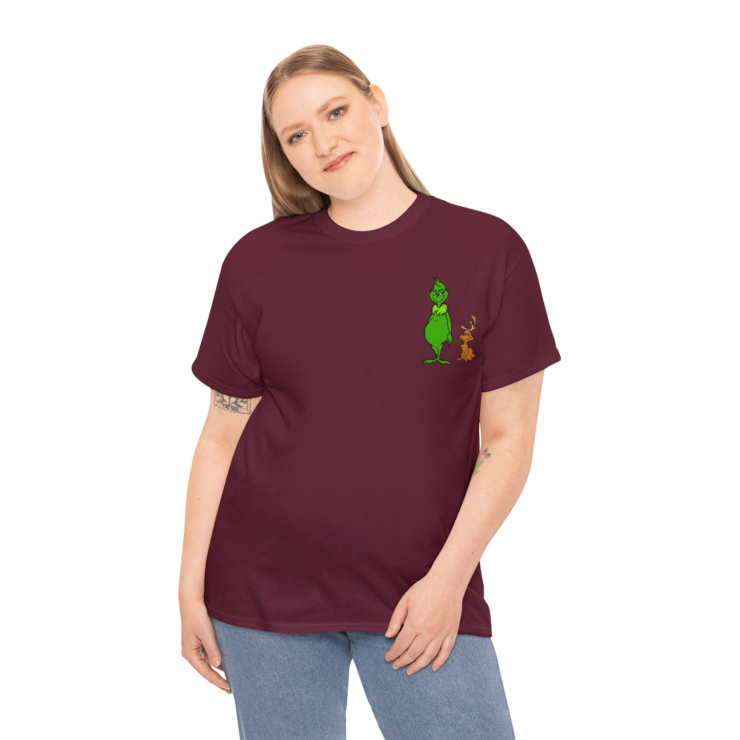 Grinch Maybe Christmas Tree Christmas Short Sleeve Tee