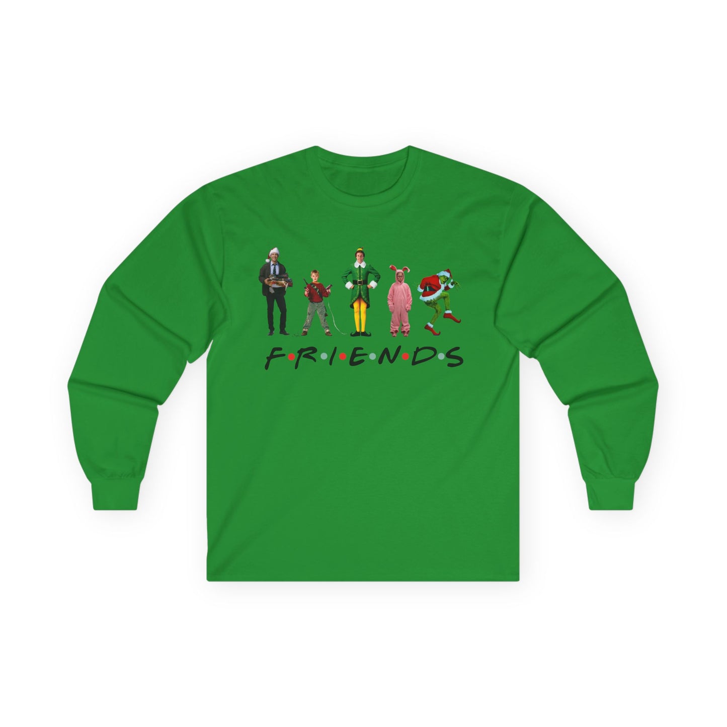 Friends Characters Christmas Long Sleeve T-shirt