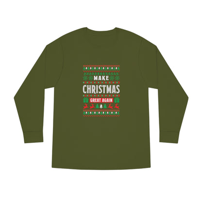 Make Christmas Great Again Christmas Ugly Sweater Long Sleeve T-shirt