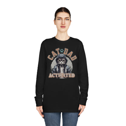 Cat Dad Activated Long Sleeve T-shirt