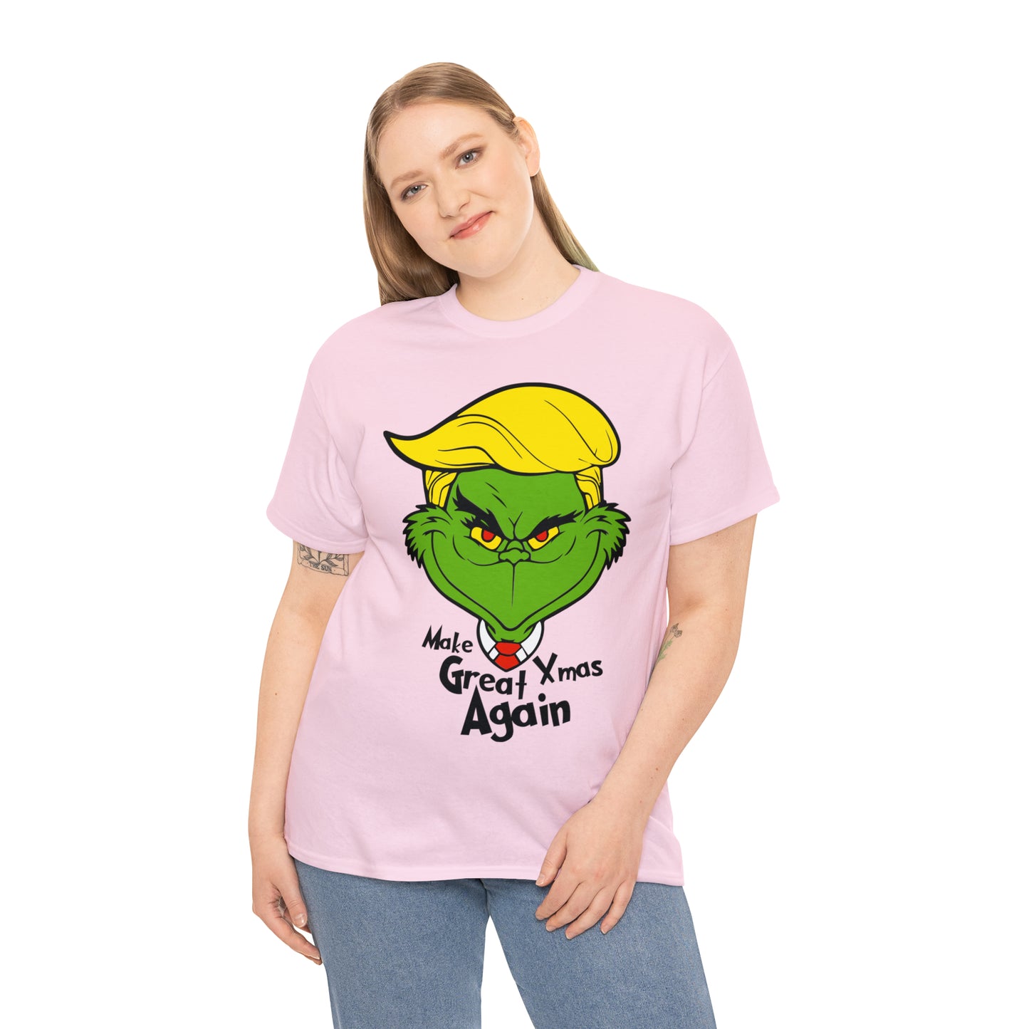 Make Xmas Great Again Grinch Christmas Short Sleeve Tee