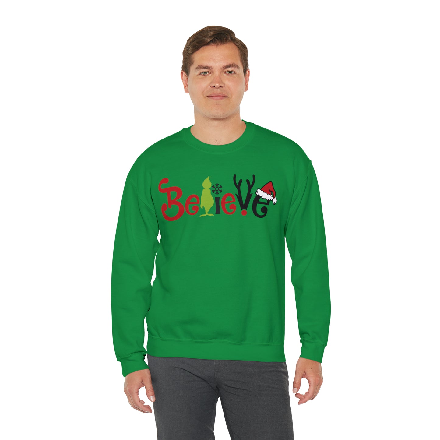 Believe Grinch Christmas Sweatshirt