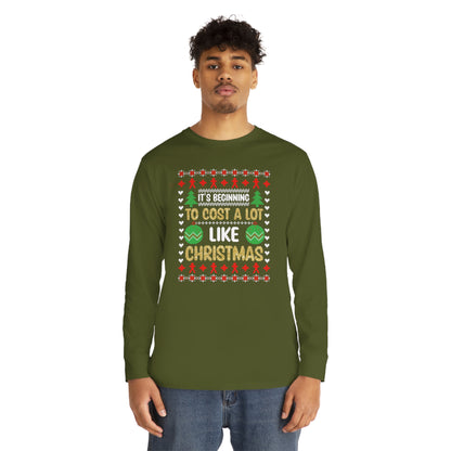 It's Beginning To Cost a Lot Like Christmas Ugly Sweater Long Sleeve T-shirt
