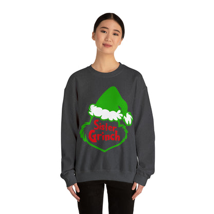 Sister Grinch Christmas Sweatshirt