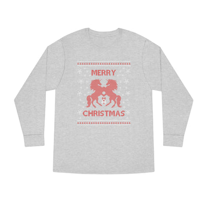 Merry Christmas Horses Christmas Ugly Sweater Long Sleeve Tee