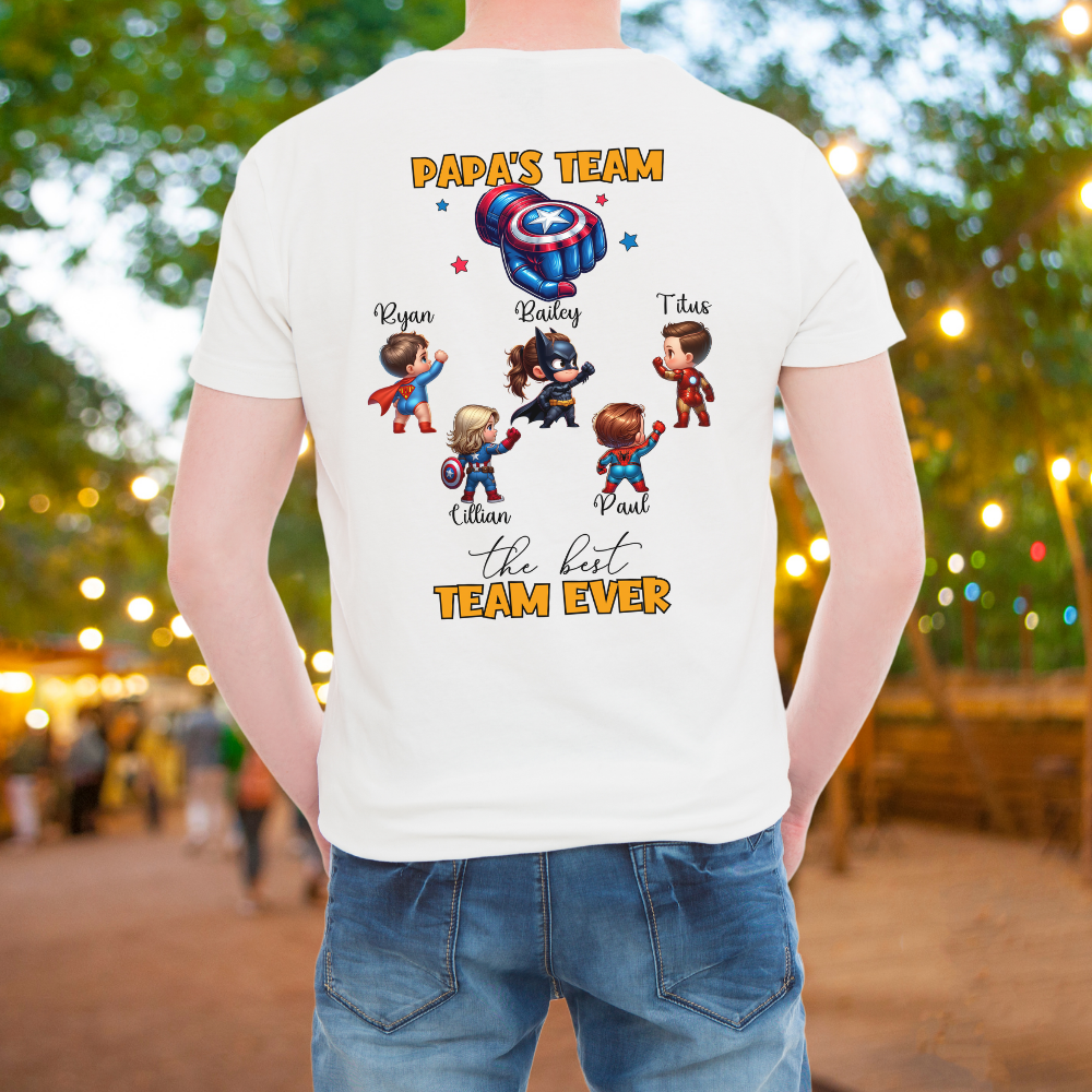 Custom Superhero Heavy Cotton T-Shirt