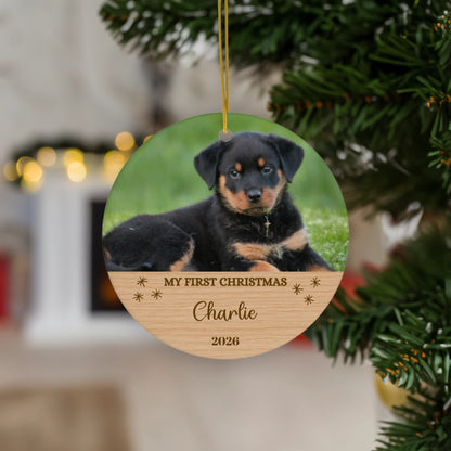 Personalized My First Christmas Ornament