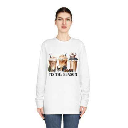 Skeleton Latte Christmas Long Sleeve Tee