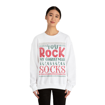 You Rock My Christmas Socks Christmas Ugly Sweater Sweatshirt
