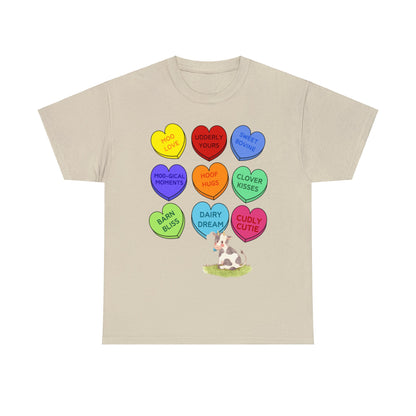 Cow Sweethearts Valentine Short Sleeve Tee