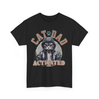 Cat Dad Activated Short Sleeve Tee