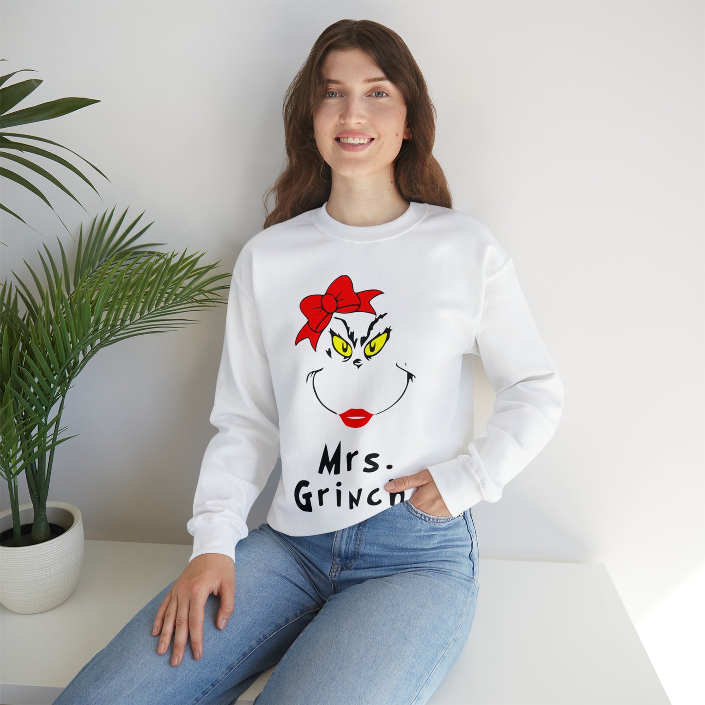 Mrs Grinch Christmas Sweatshirt