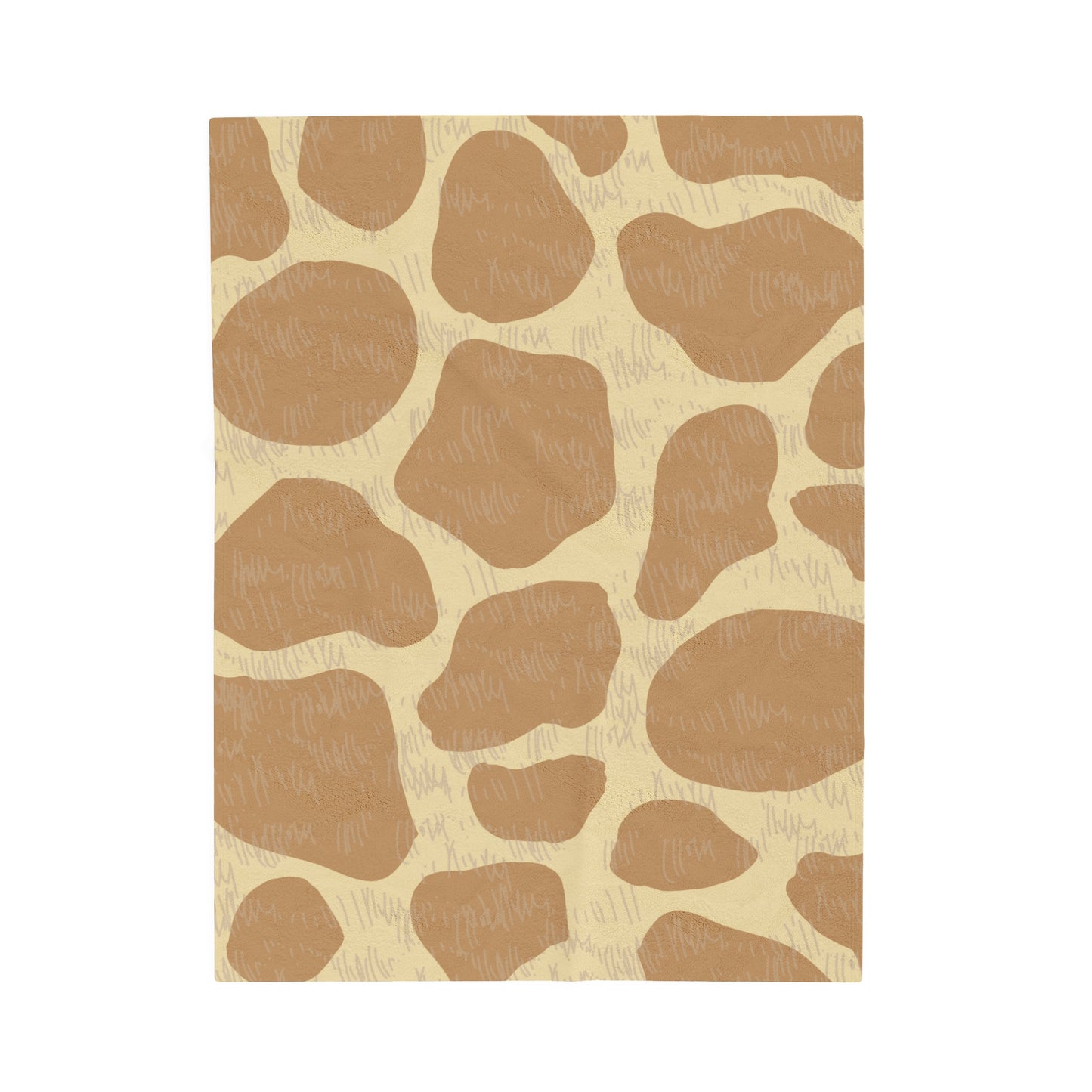 Giraffe Skin Print Pattern Blanket