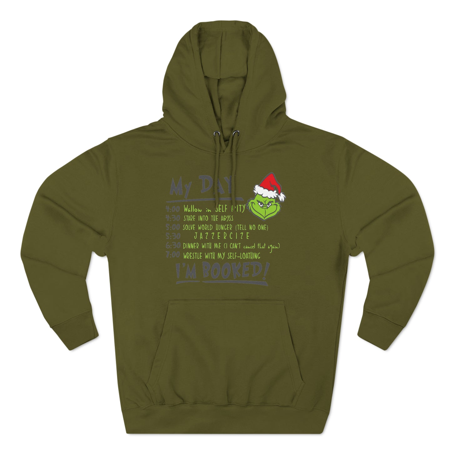 Grinch My Day Christmas Pullover Hoodie