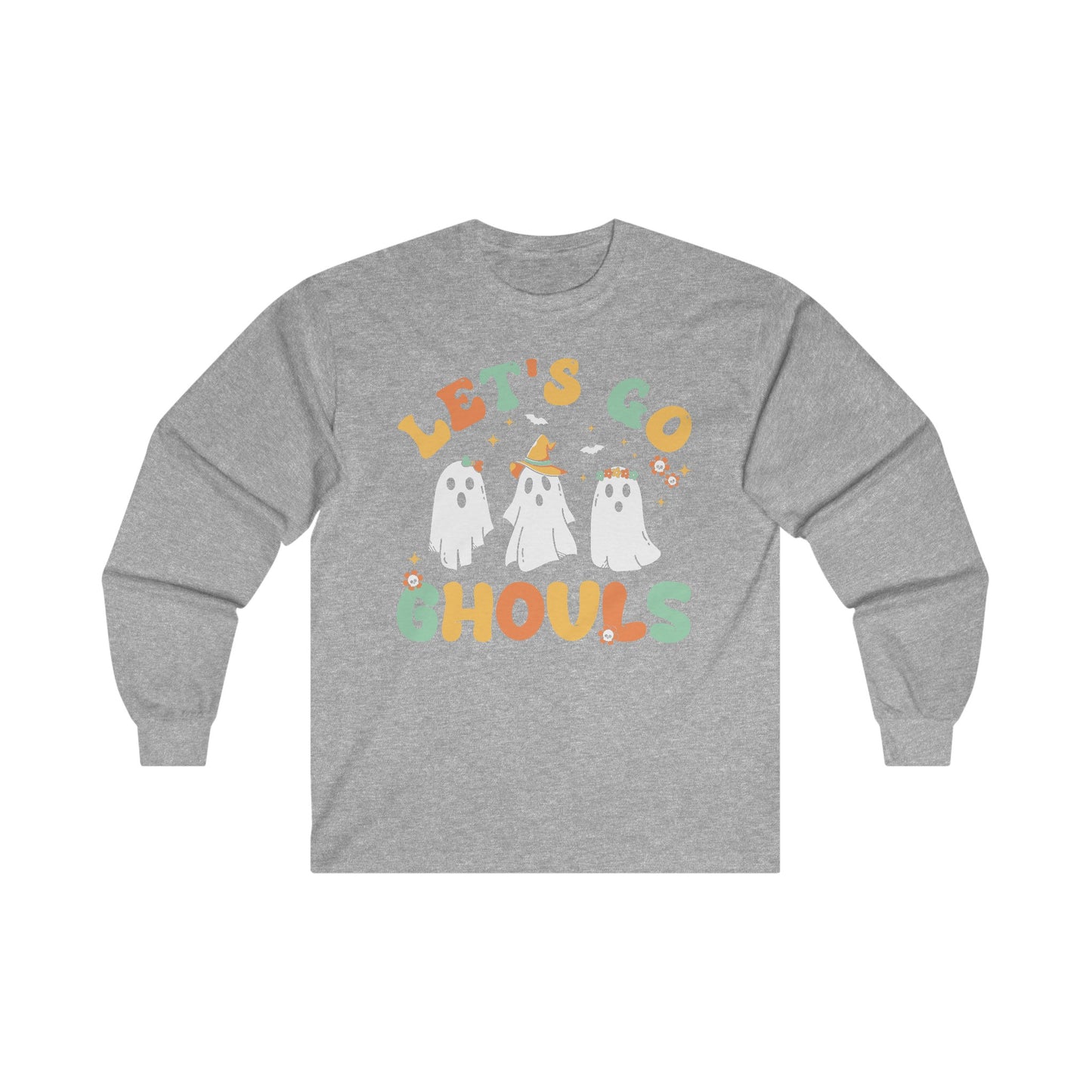 Let's Go Ghouls Halloween Long Sleeve Tee