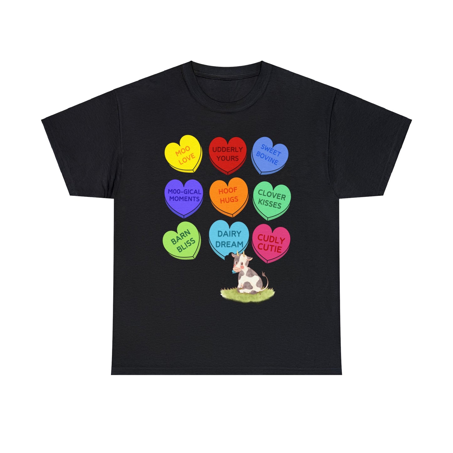 Cow Sweethearts Valentine Short Sleeve Tee