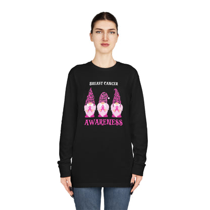 Breast Cancer Awareness Gnomes Long Sleeve Tee