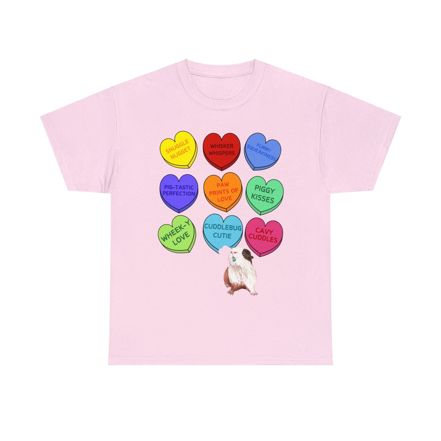 Guinea Pig Sweethearts Valentine Short Sleeve Tee